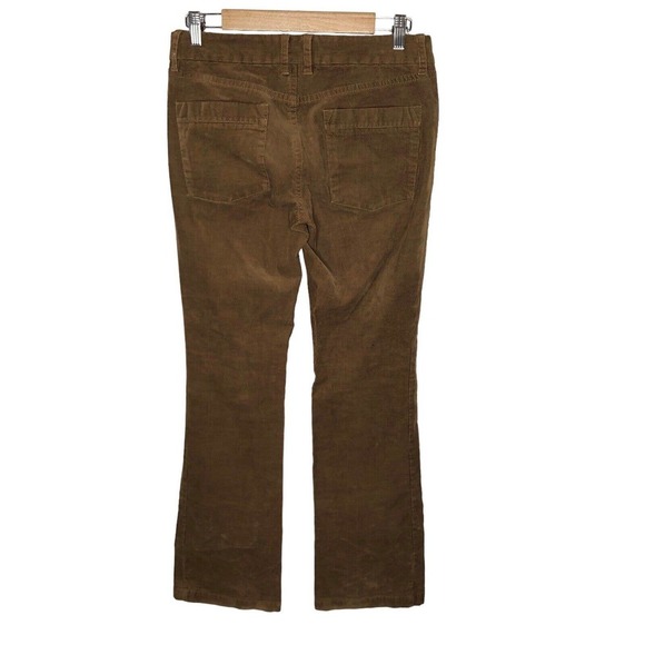 J Crew Womens Favorite Fit Corduroy Jeans Size 4R Brown Low Rise Bootcut - Picture 4 of 7
